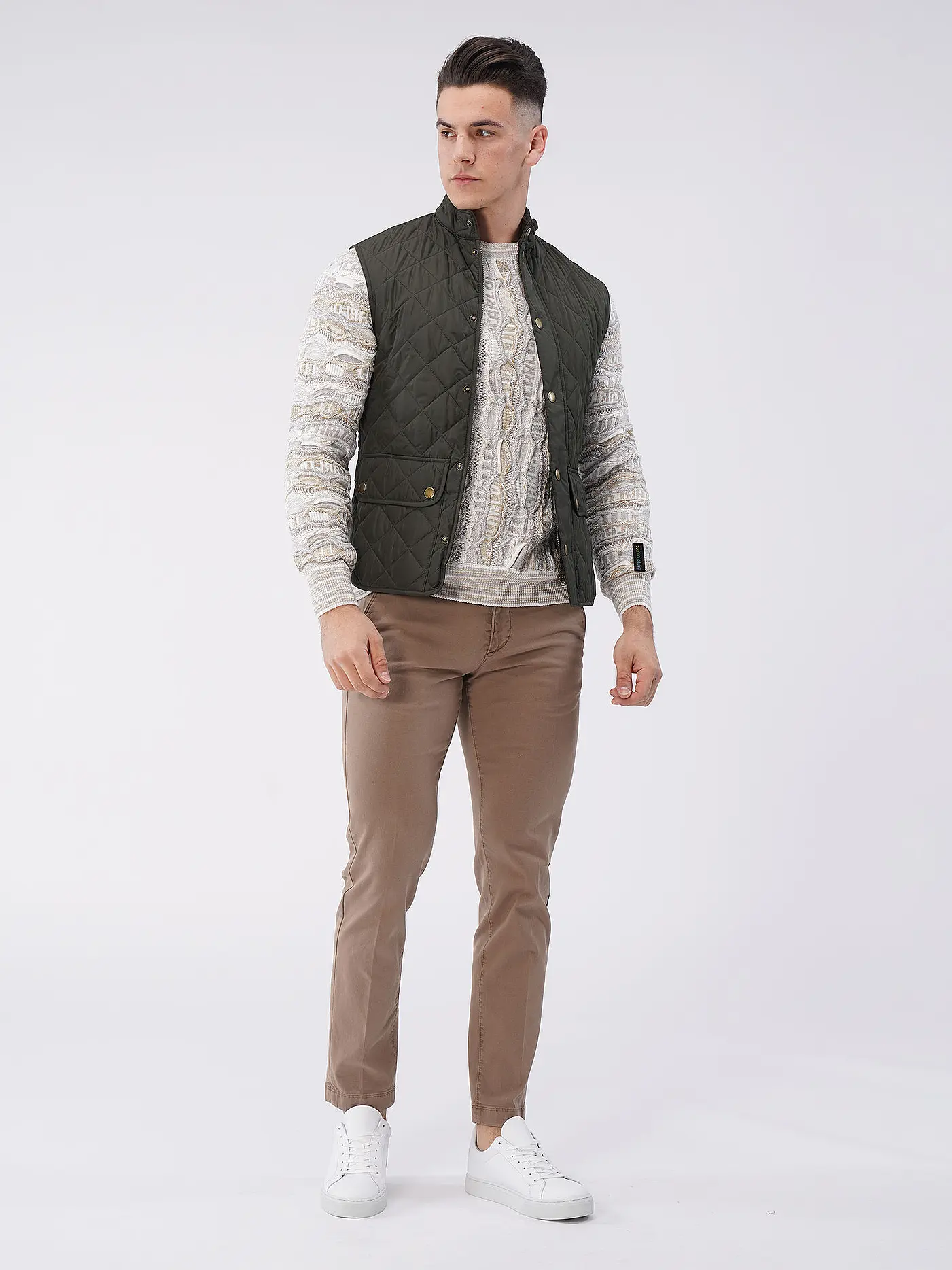 BARBOUR | Steppgilet LOWERDALE | grün